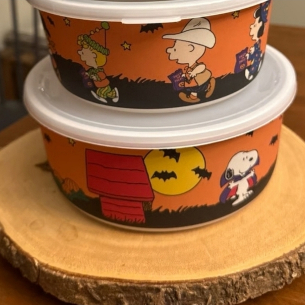 New Peanuts Halloween Nesting Set Snoopy Magnet - Picture 3 of 12